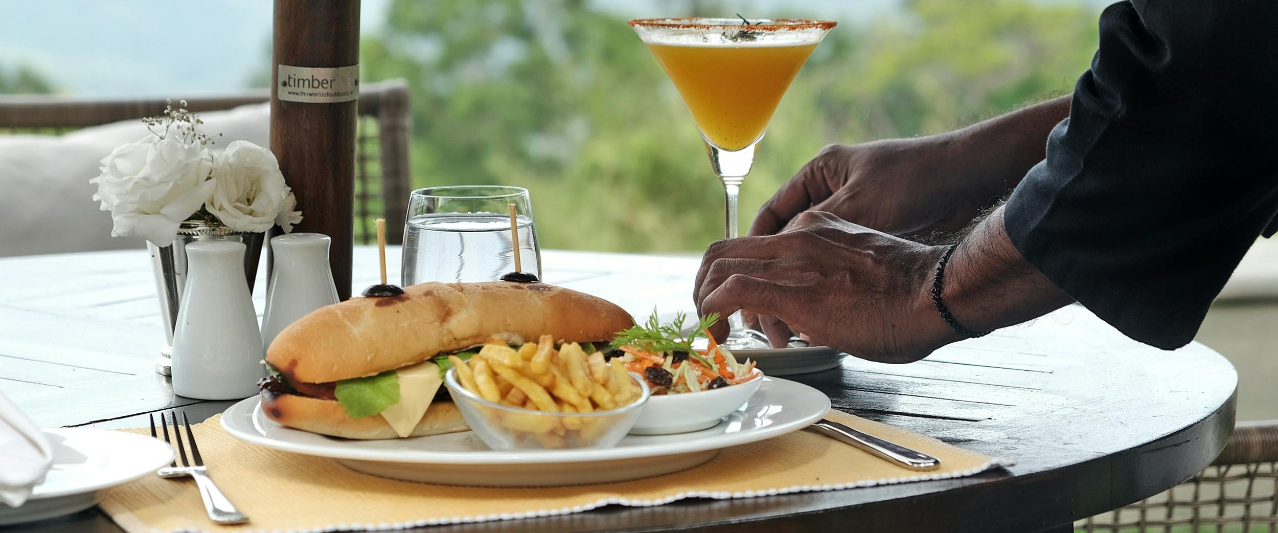 The W15 Steak Sandwich - Dining Experiences at Hanthana, Kandy