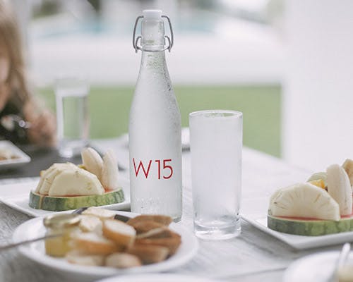 Sustainable future with W15 - Bottled water